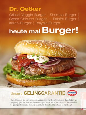 cover image of heute mal Burger!